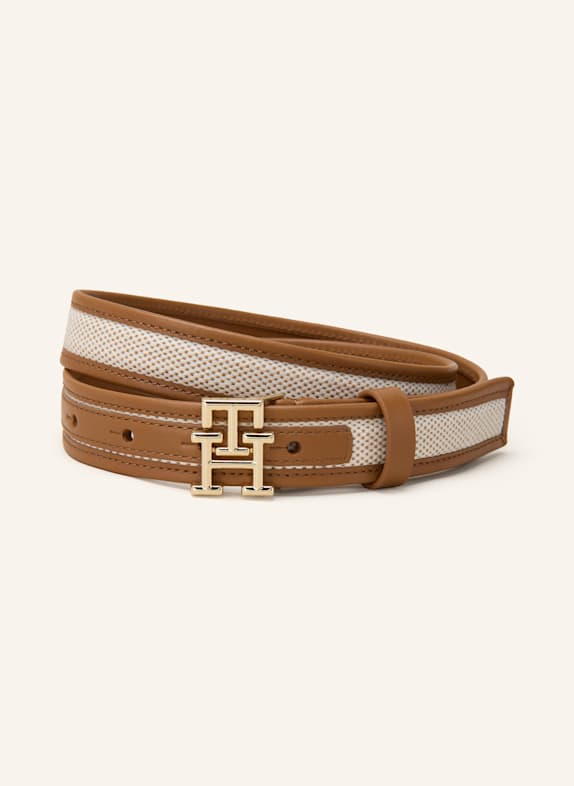 TOMMY HILFIGER Gürtel COGNAC/ CREME