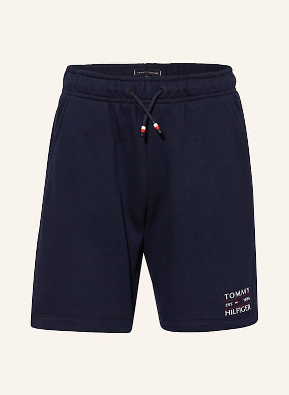 TOMMY HILFIGER Sweatshorts DUNKELBLAU/ WEISS/ ROT