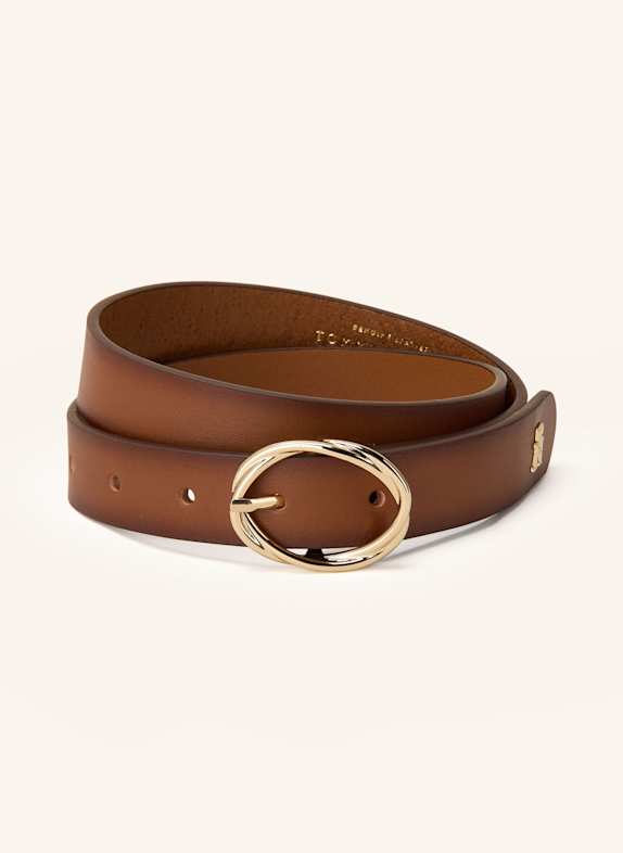 TOMMY HILFIGER Ledergürtel COGNAC