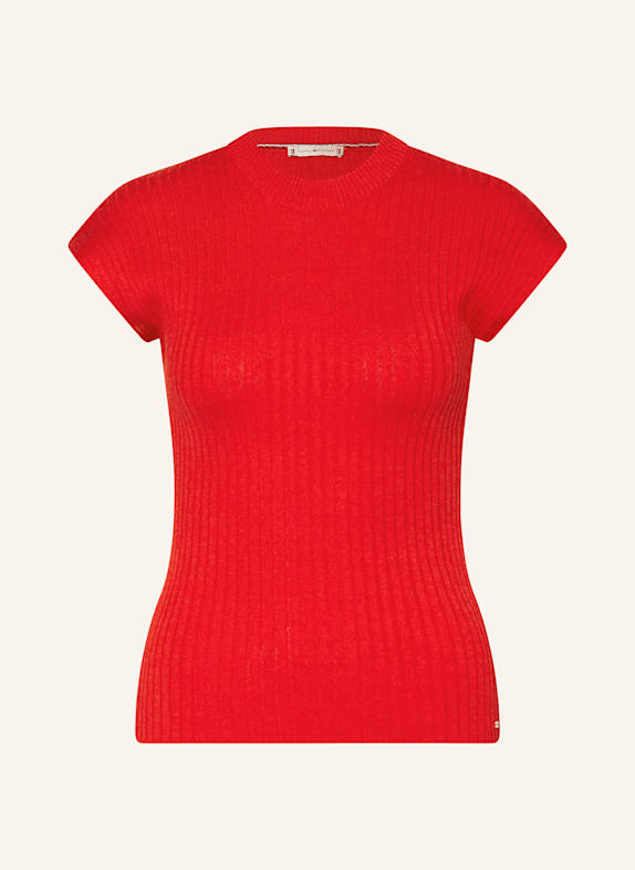 TOMMY HILFIGER Strickshirt ROT