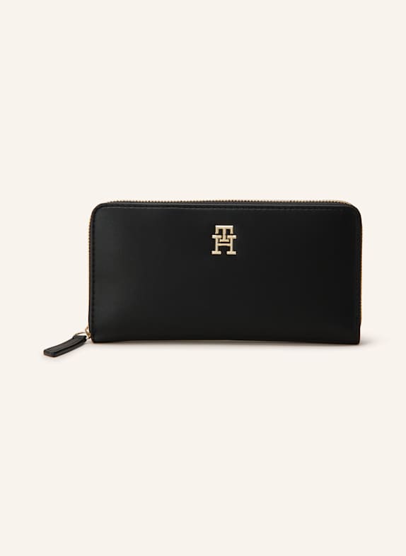 TOMMY HILFIGER Geldbörse SCHWARZ