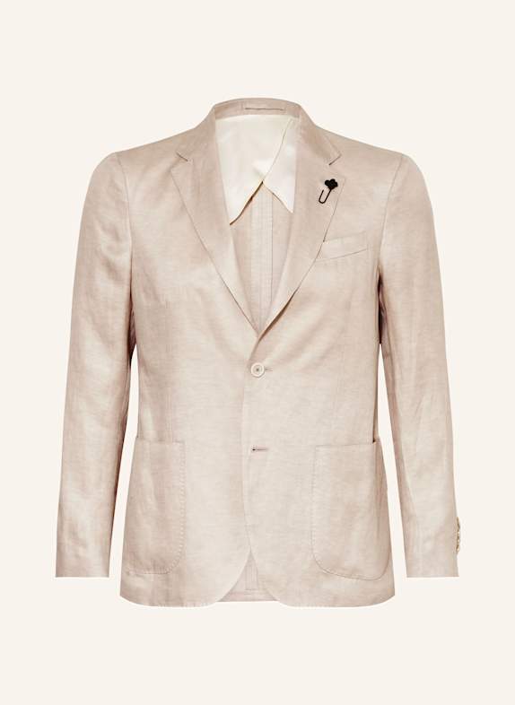 LARDINI Anzugsakko Extra Slim Fit aus Leinen 150 BEIGE