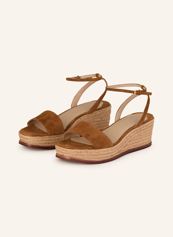 LAUREN RALPH LAUREN Wedges LEONA COGNAC