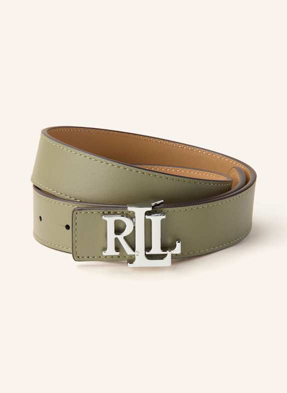 LAUREN RALPH LAUREN Ledergürtel zum Wenden OLIV