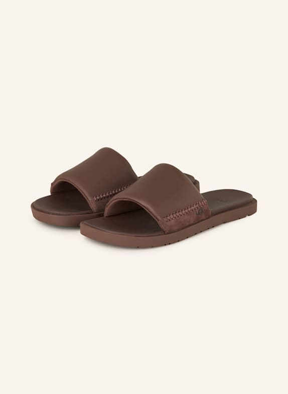 UGG Pantoletten DUNKELBRAUN