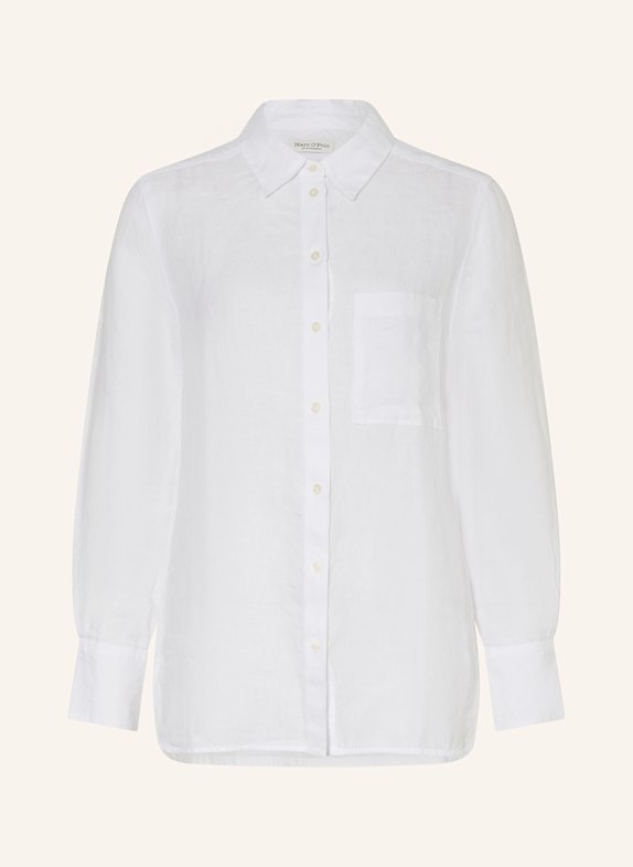 Marc O'Polo Hemdbluse aus Leinen WEISS