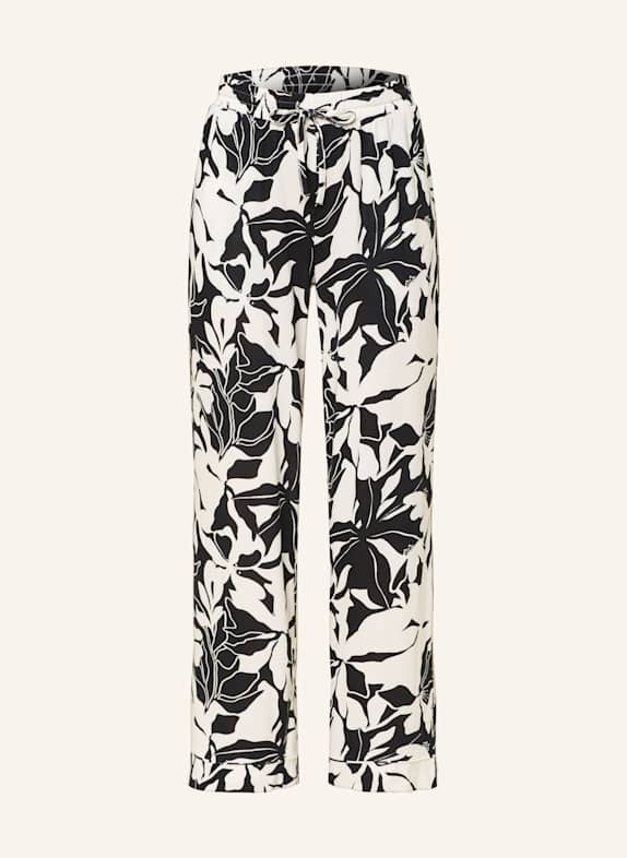 Marc O'Polo Schlafhose SCHWARZ/ WEISS
