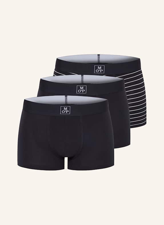 Marc O'Polo 3er-Pack Boxershorts DUNKELBLAU/ WEISS
