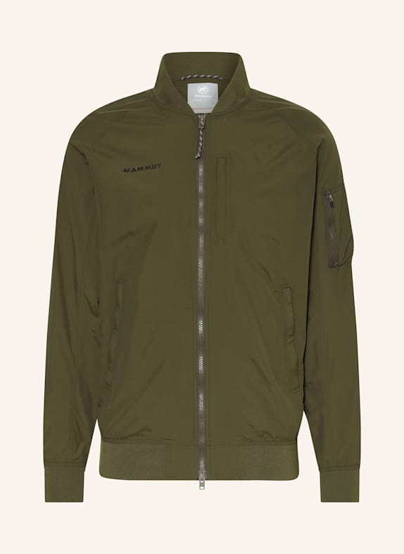 MAMMUT Kurtka UTILITY BOMBER CIEMNOZIELONY