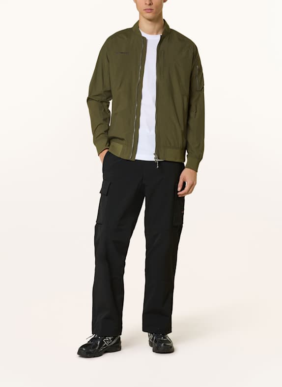 MAMMUT Jas UTILITY BOMBER DONKERGROEN