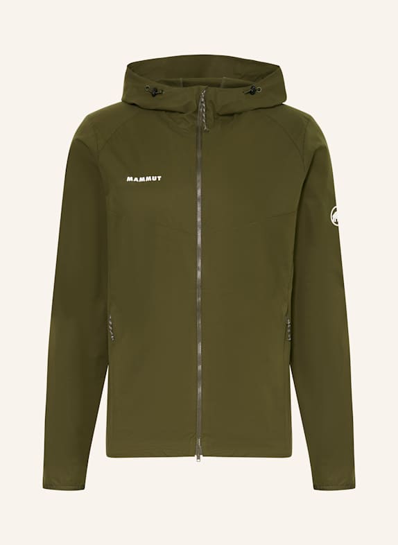 MAMMUT Kurtka softshellowa GRANITE SO HOODED CIEMNOZIELONY