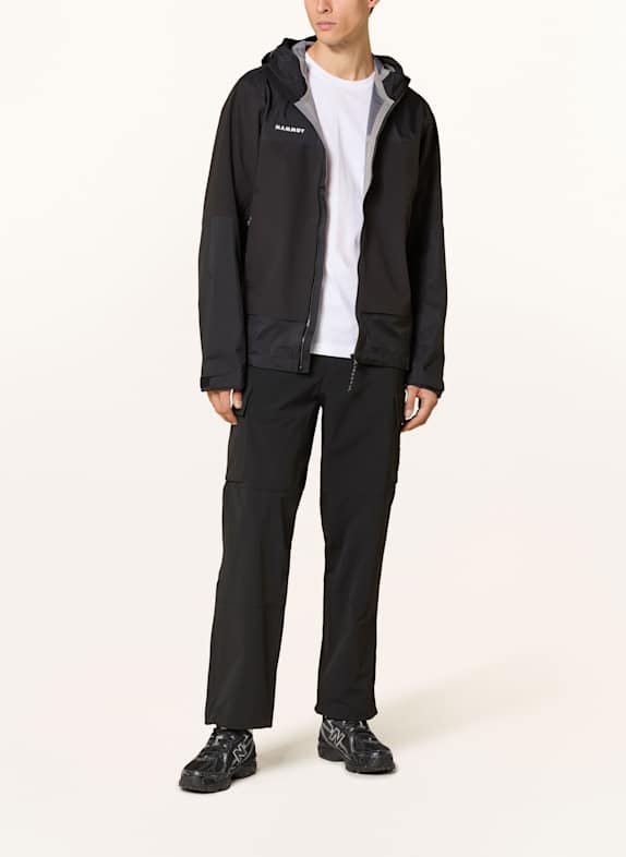 MAMMUT Hardshell-jas DUCAN GUIDE HS HOODED ZWART