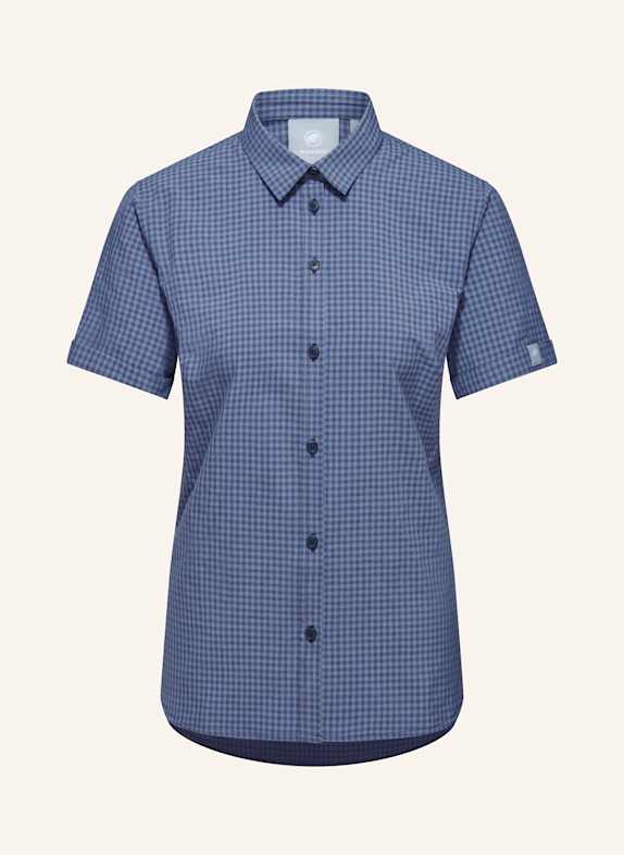 MAMMUT Outdoor-Bluse AADA Regular Fit DUNKELBLAU/ BLAU