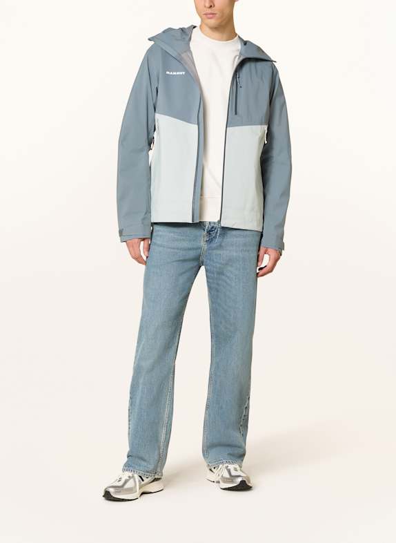 MAMMUT Hardshell-jas ALTO GUIDE HOODED GRIJS / LICHTGRIJS