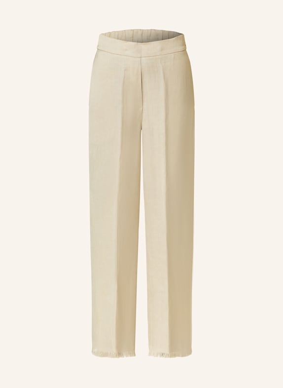 ANTONELLI firenze TORRES Marlene trousers with linen BEIGE