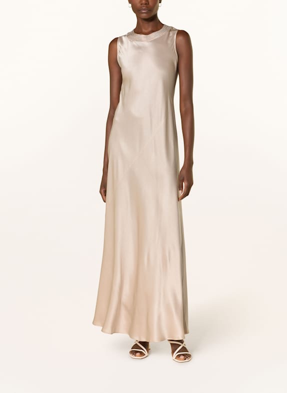 ANTONELLI firenze Abendkleid NARA mit Pailletten und Seide ROSÉ