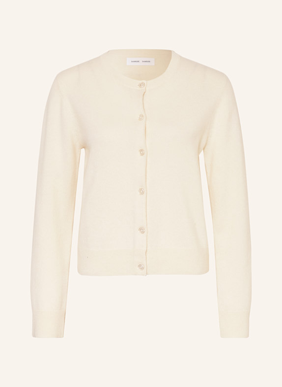 SAMSØE  SAMSØE Strickjacke SABOSTON aus Cashmere ECRU