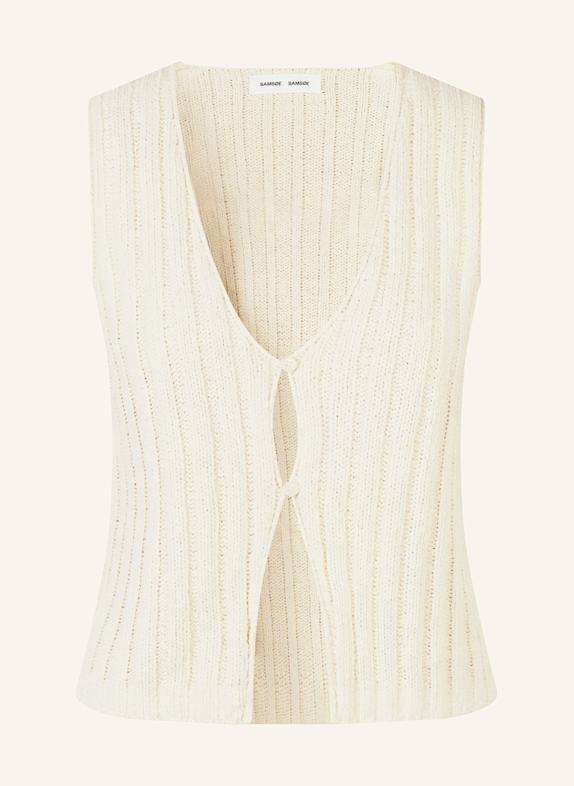 SAMSØE  SAMSØE Stricktop SALOU WEISS