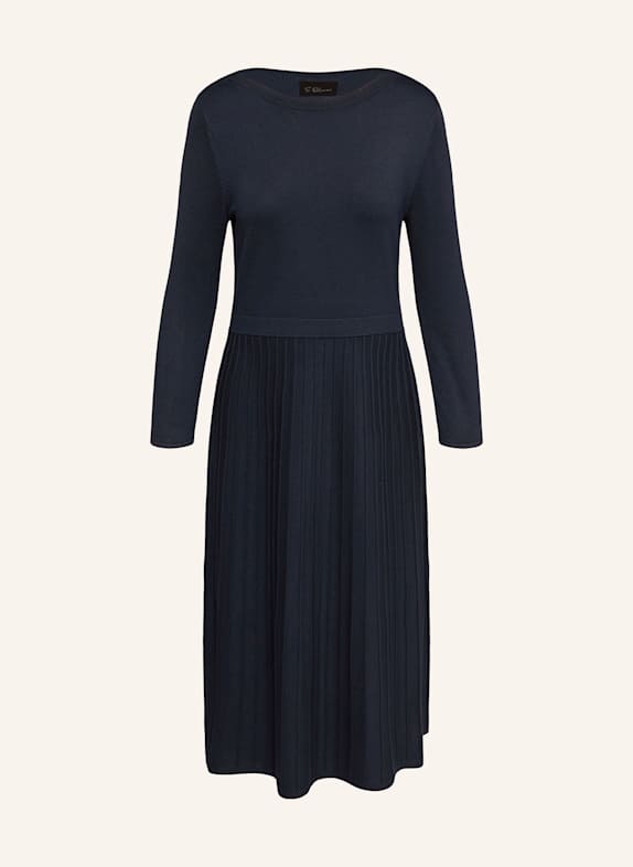 s.Oliver BLACK LABEL Strickkleid mit 3/4-Arm DUNKELBLAU