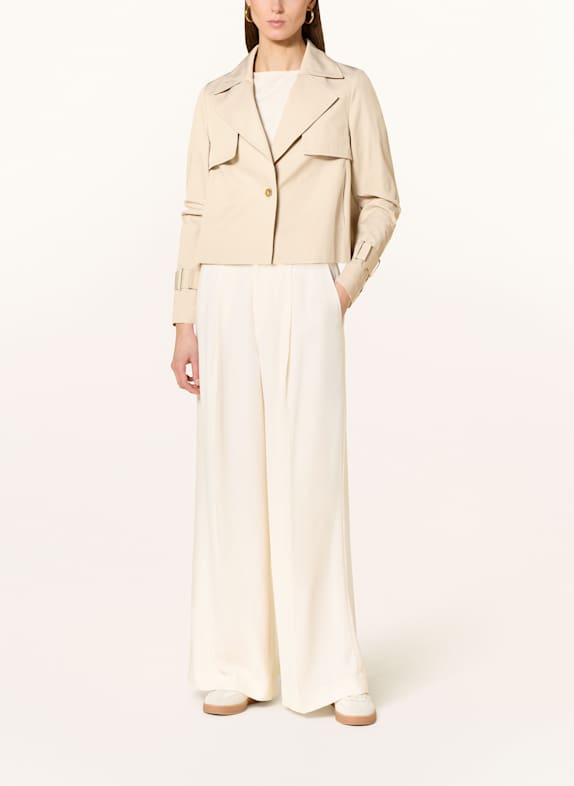 s.Oliver BLACK LABEL Cropped trench coat LIGHT BROWN