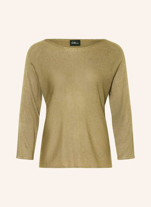 s.Oliver BLACK LABEL Pullover mit Glitzergarn OLIV