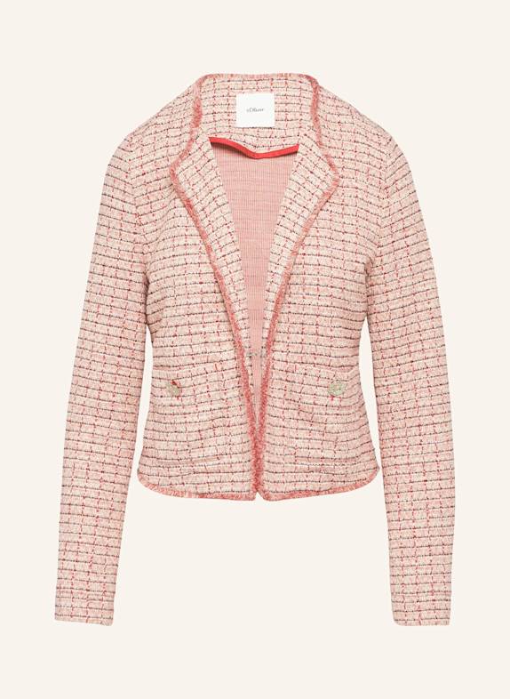 s.Oliver BLACK LABEL Bouclé-Blazer ALTROSA/ ROSÉ