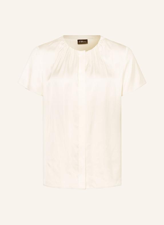 s.Oliver BLACK LABEL Blusenshirt aus Satin WEISS