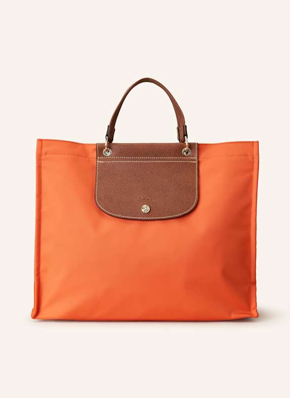 LONGCHAMP Shopper CABAS CANVAS TOTE BAG L ORANGE