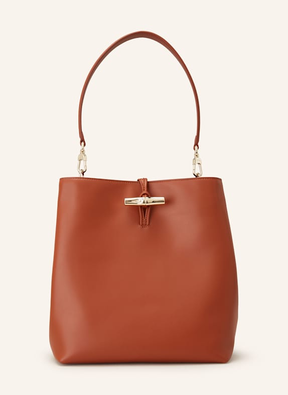 LONGCHAMP Handtasche LE ROSEAU MEDIUM BRAUN
