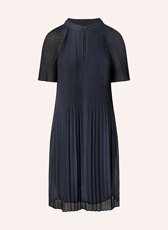 comma Pleated dress DARK BLUE