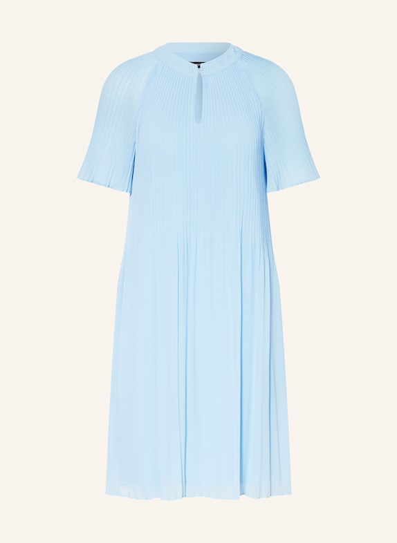 comma Pleated dress LIGHT BLUE