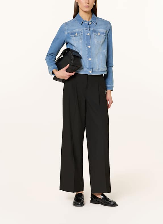 comma casual identity Kurtka jeansowa JASNONIEBIESKI