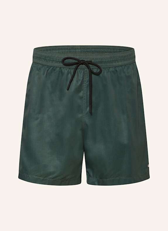 120%lino Badeshorts DUNKELGRÜN