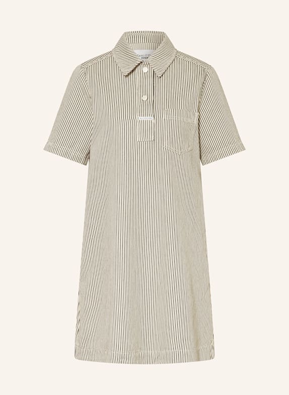 Marc O'Polo DENIM Hemdblusenkleid BEIGE/ SCHWARZ