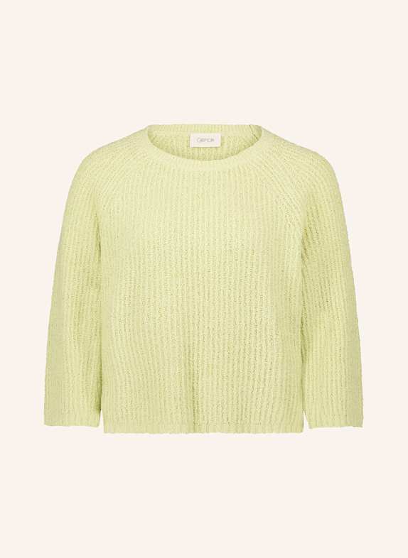 CARTOON Pullover mit 3/4-Arm HELLGRÜN