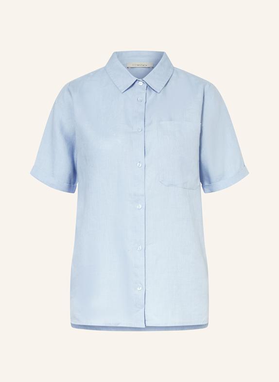 lilienfels Hemdbluse aus Leinen HELLBLAU