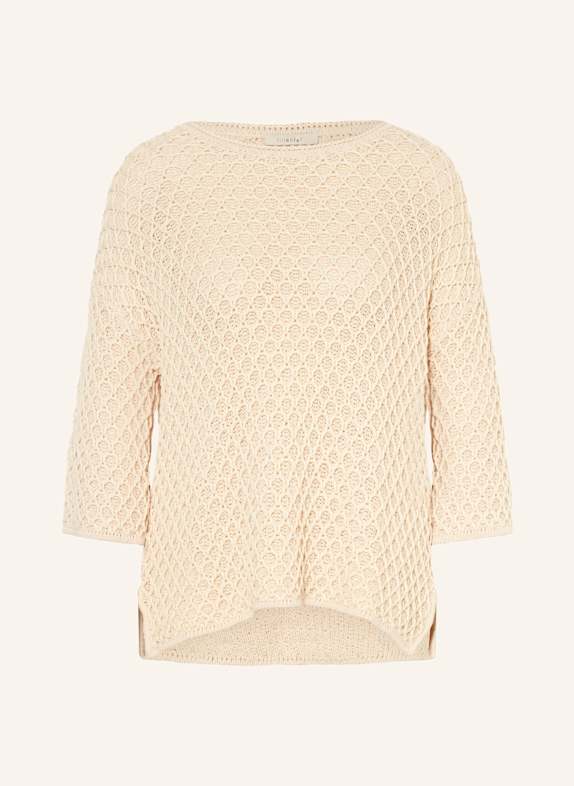 lilienfels Pullover mit 3/4-Arm CREME