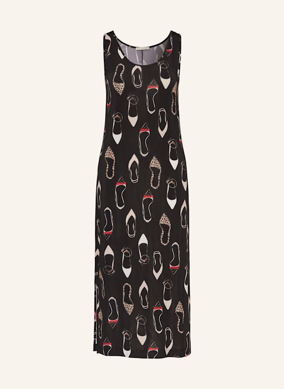 lilienfels Jersey dress DARK BROWN/ CAMEL/ RED
