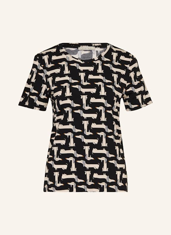 lilienfels T-shirt BLACK/ ECRU/ GRAY