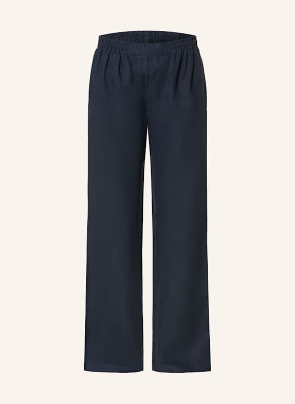lilienfels Linen trousers DARK BLUE