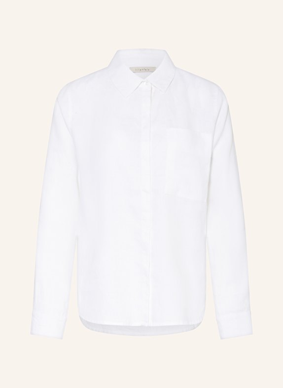lilienfels Hemdbluse aus Leinen WEISS