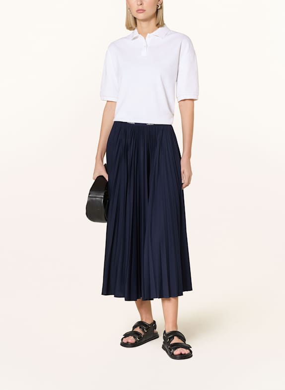 LACOSTE Plissé rok DONKERBLAUW