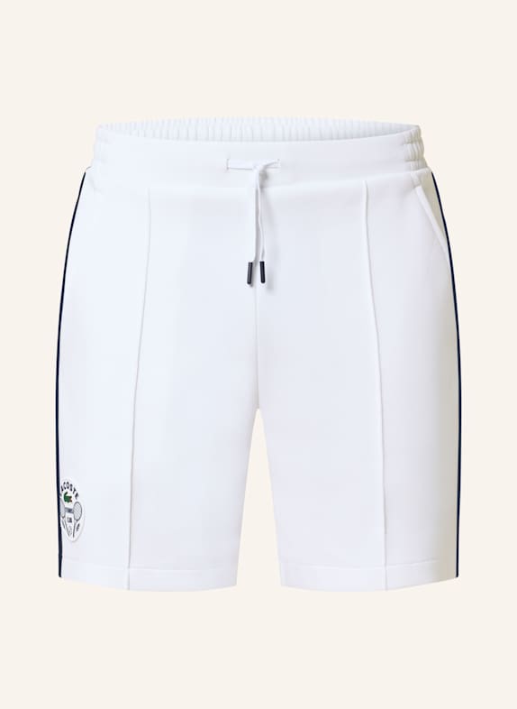 LACOSTE Tennisshorts HERITAGE WEISS/ DUNKELBLAU