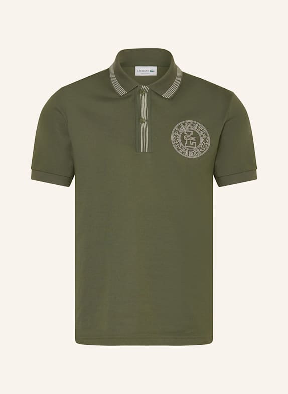 LACOSTE Piqué-Poloshirt Regular Fit DUNKELGRÜN