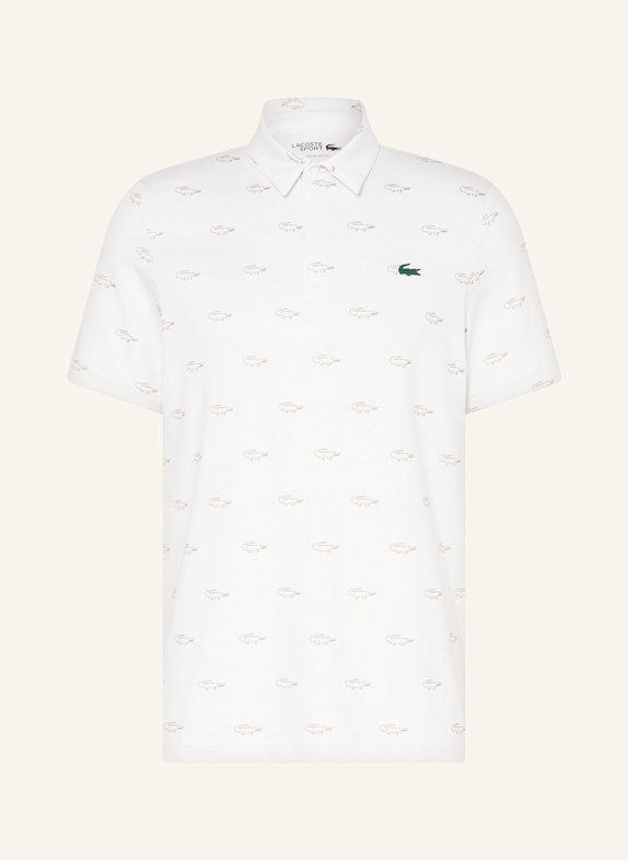 LACOSTE Jersey-Poloshirt Regular Fit WEISS/ BEIGE