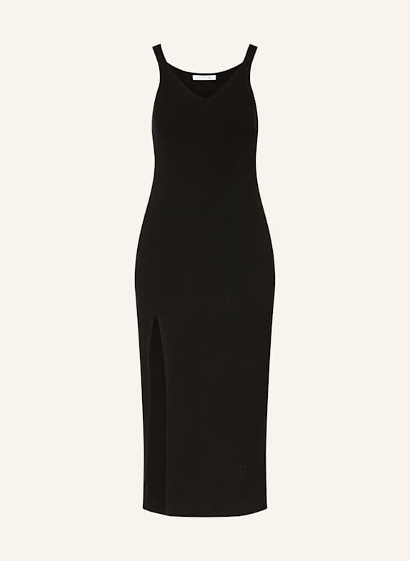 LACOSTE Strickkleid SCHWARZ