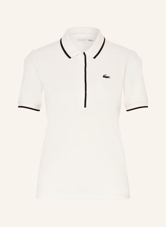 LACOSTE Funktions-Poloshirt WEISS