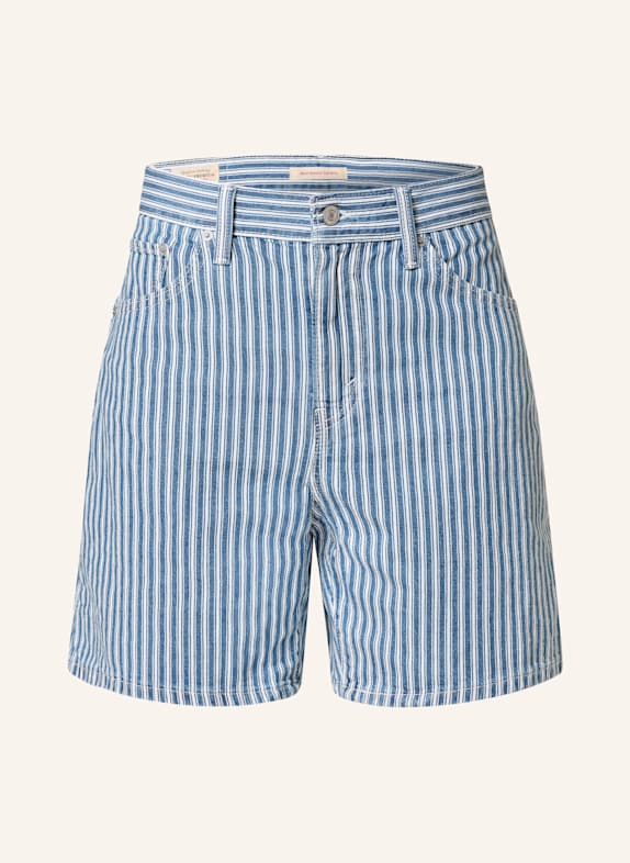 Levi's® Jeansshorts MISCHA BLAU/ WEISS