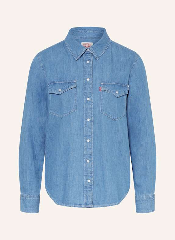 Levi's® Hemdbluse ICONIC WESTERN in Jeansoptik BLAU