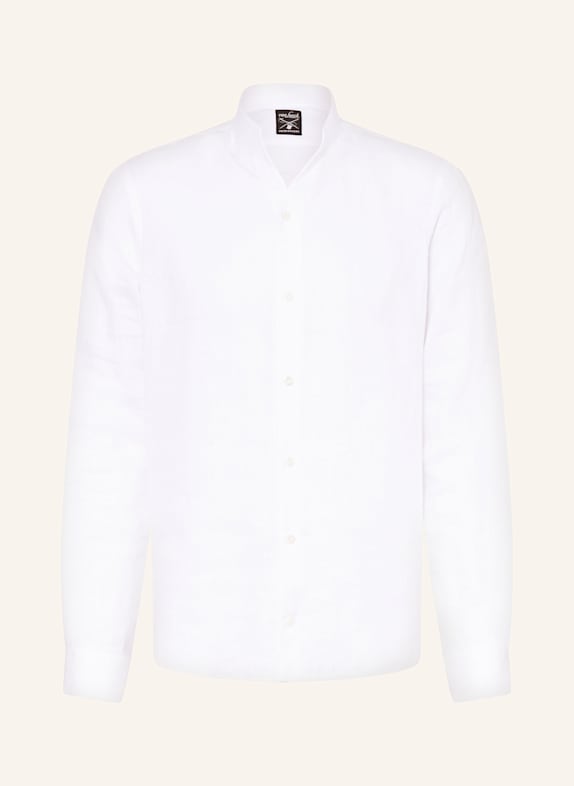 van Laack Leinenhemd VL-RUDO-K Slim Fit WEISS